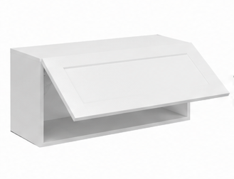 A product information graphic for wall stay lifts showing three cabinet models with dimensions, a small 3D rendering of the cabinet, and a list of included items and notes on a white background.
