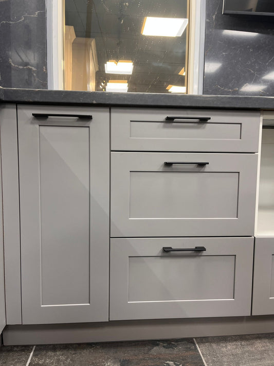 Ontario kitchen cabinetry illustrating appliance surround and refrigerator panel planning