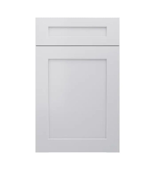 Shaker kitchen cabinet door for planning handle length and placement in Burlington kitchens