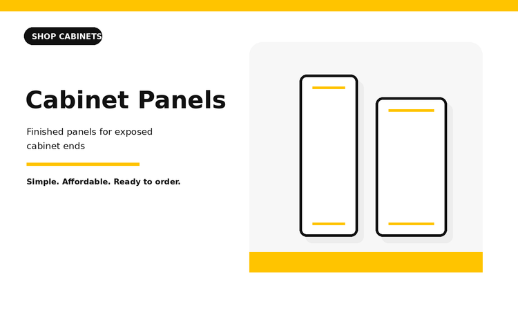 Cabinet panels category
