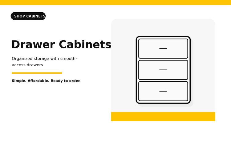 Drawer cabinets category