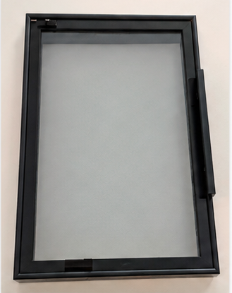 Aluminum frame glass kitchen cabinet door