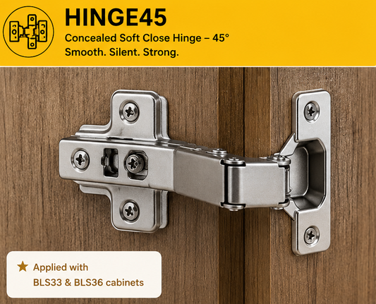45 degree kitchen cabinet hinge