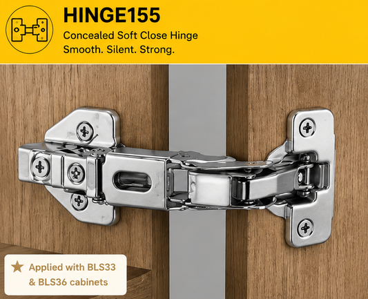 155 degree kitchen cabinet hinge