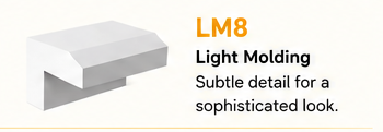 8 ft. kitchen cabinet light moulding