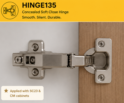 135 degree kitchen cabinet hinge