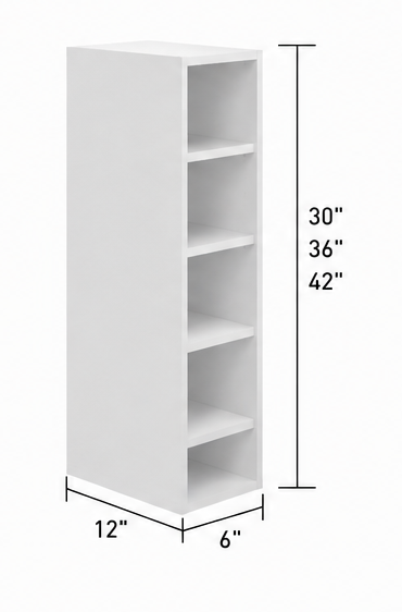 Built-in kitchen cabinet wine rack dimensions and specifications
